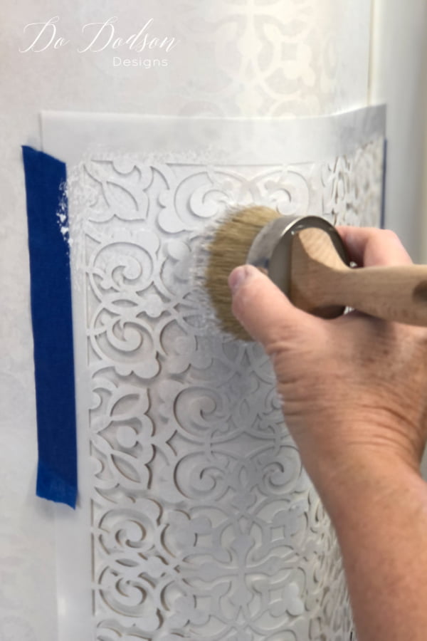 Easy DIY Chalk Paint Stenciling For Furniture | Do Dodson Designs