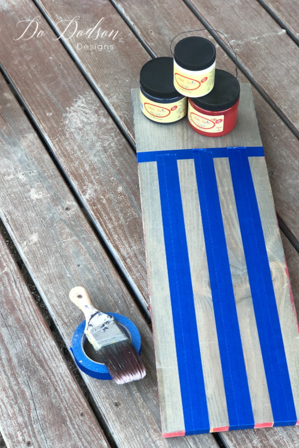 DIY Wooden American Flag Decor