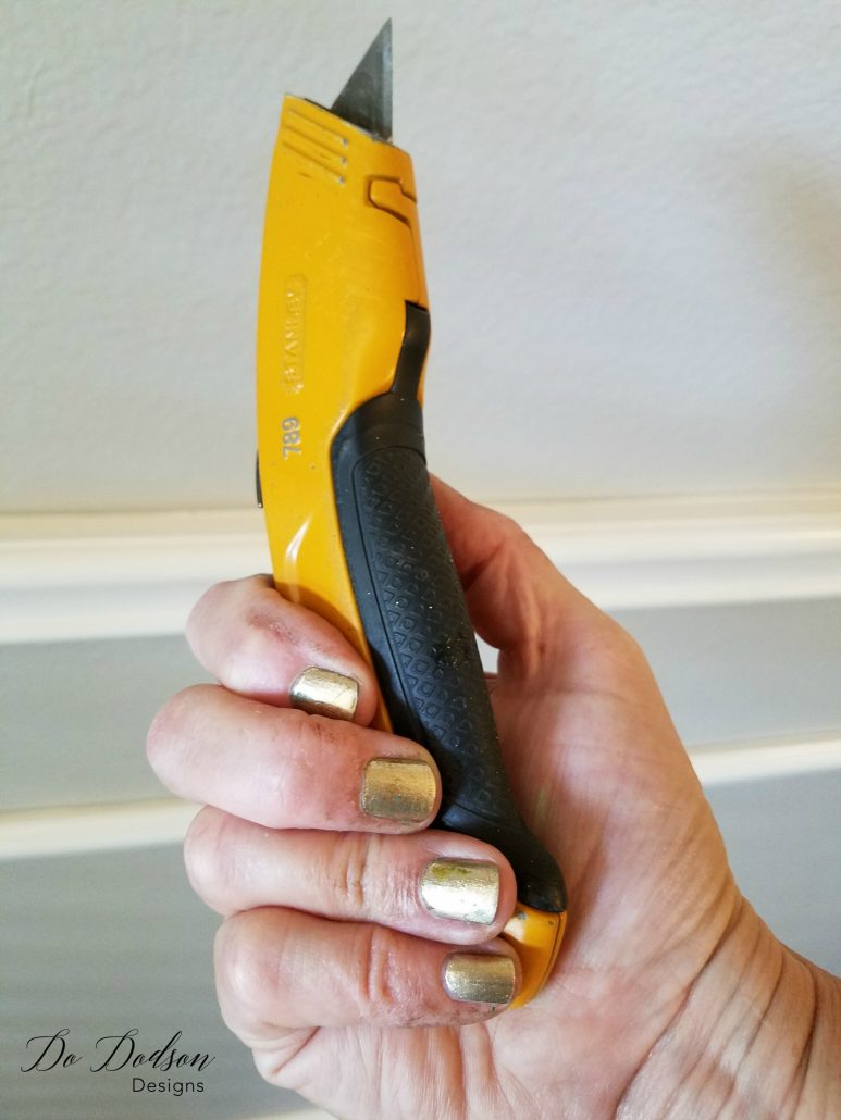 How to remove chair rail from a wall.
