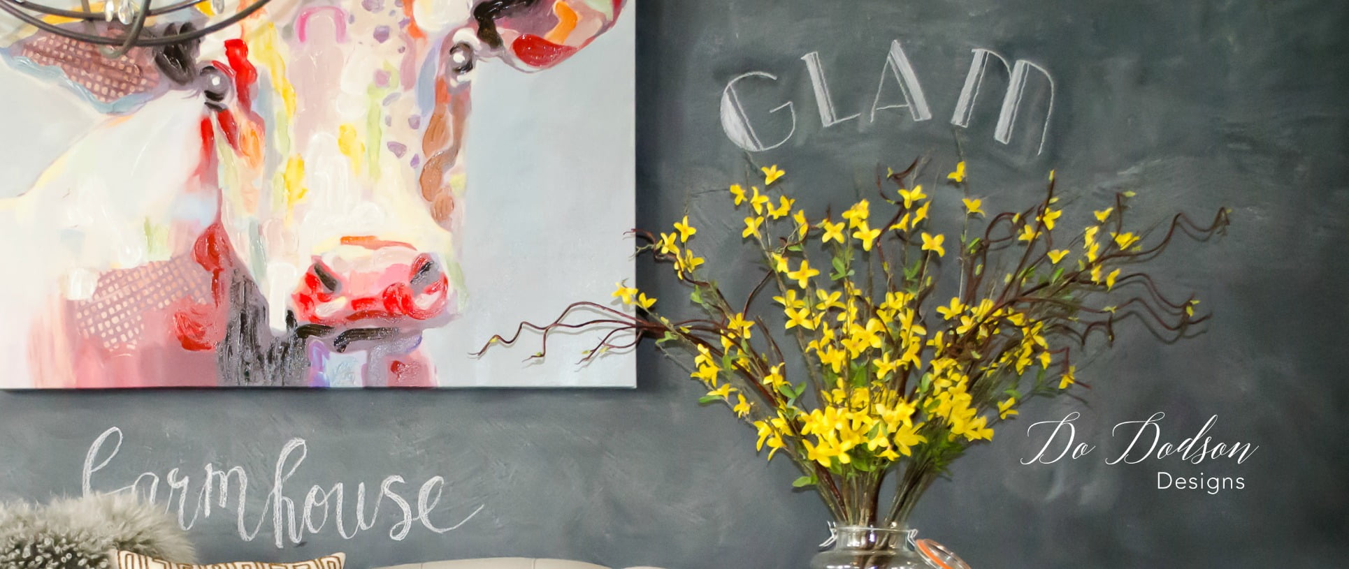 DIY Chalkboard Wall 2