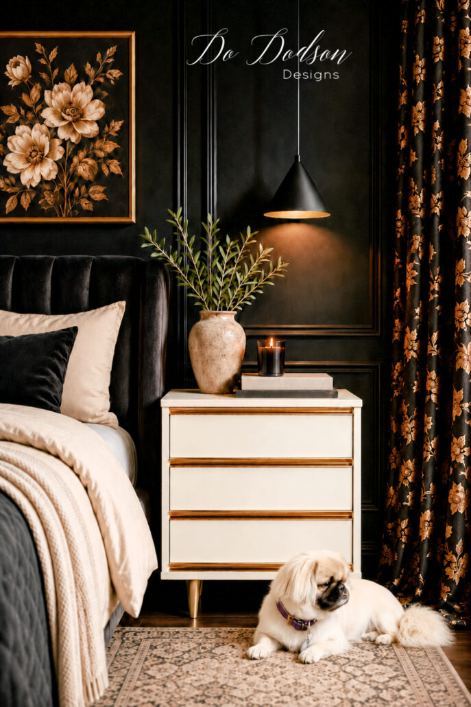 Painted Nightstand Makeover