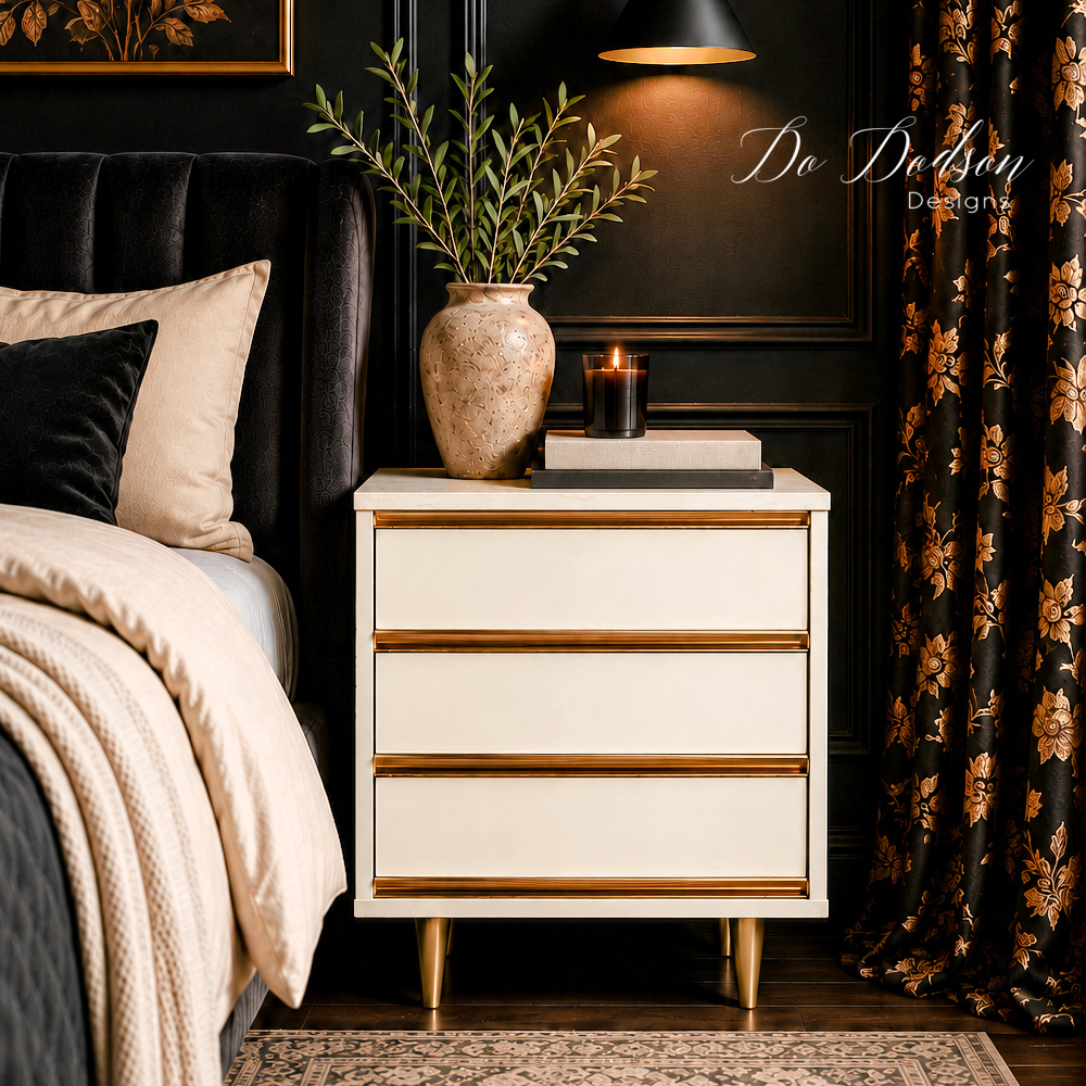 Painted Furniture Makeover Dixie Nightstand (Before And After)