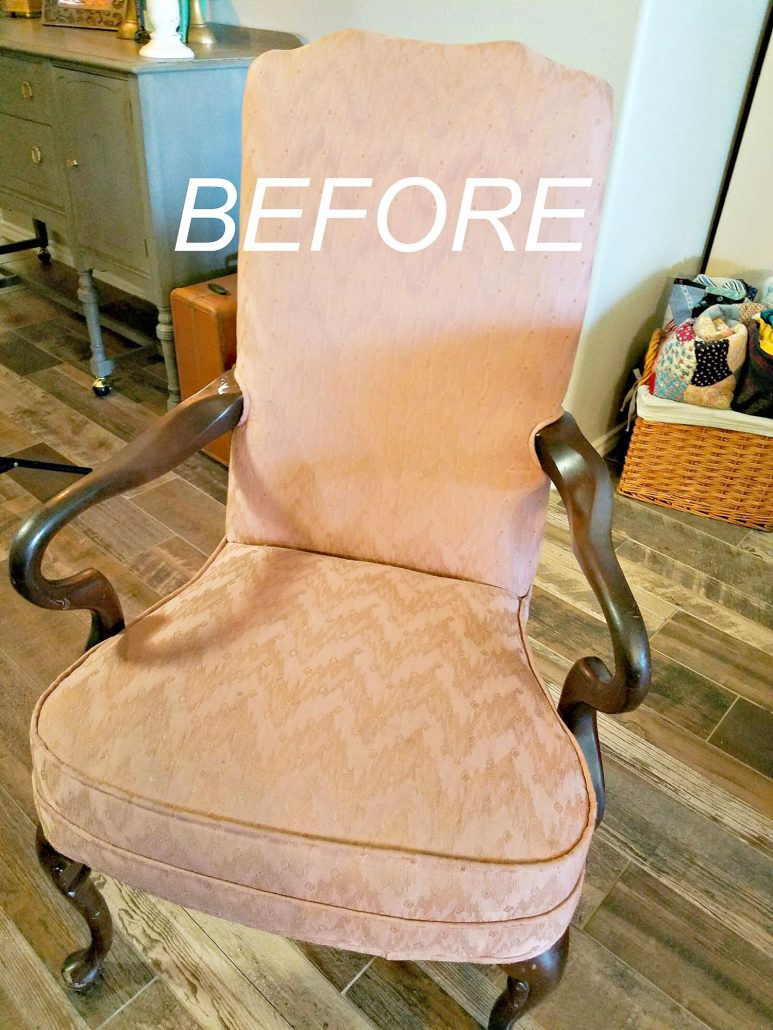 How To Paint Fabric On A Chair The Easy Way Do Dodson Designs