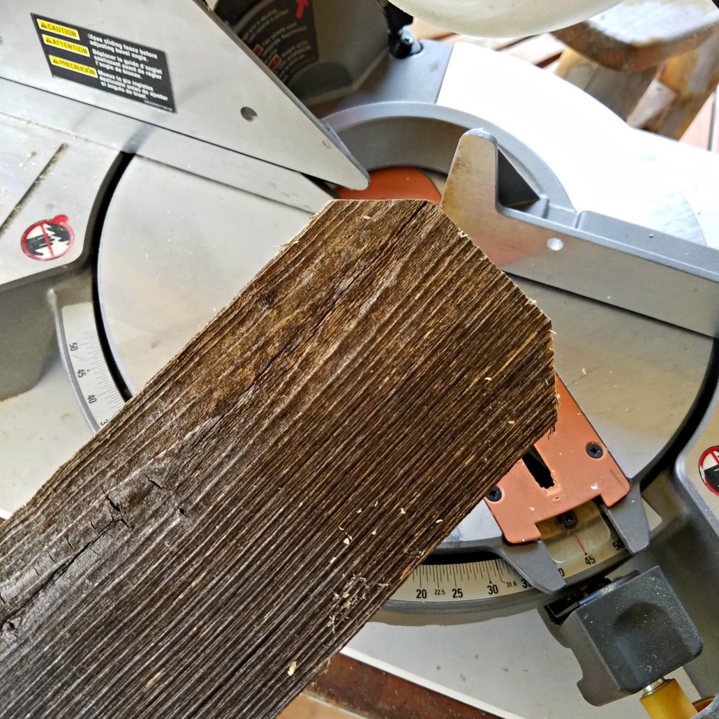 Prepping the boards for DIY wooden tags. #woodentags