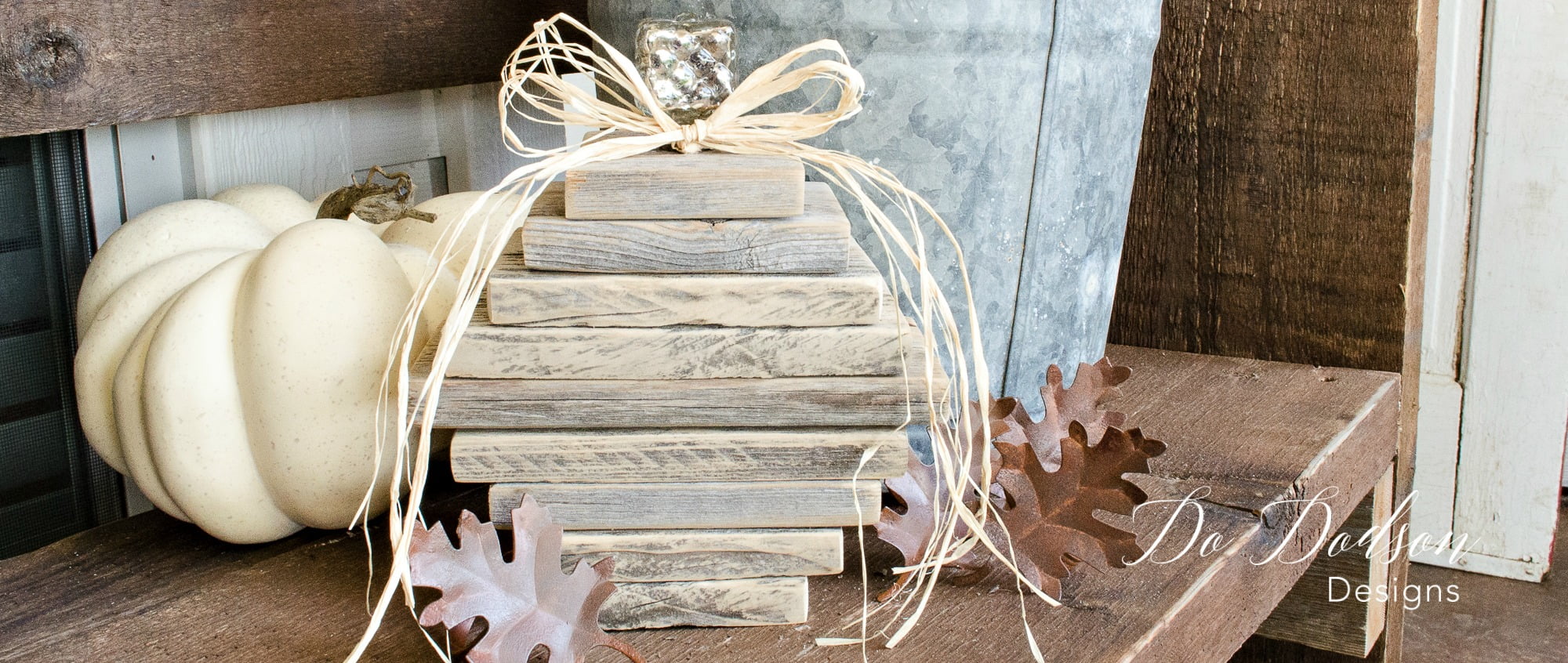 DIY Wooden Pumpkins