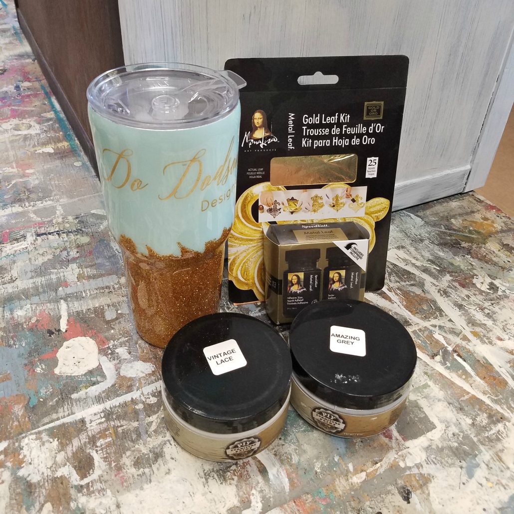 Modern silver and gold leaf finish for your furniture. Gold Leaf Furniture That Will Make You Swoon! #dododsondesigns #goldleaf