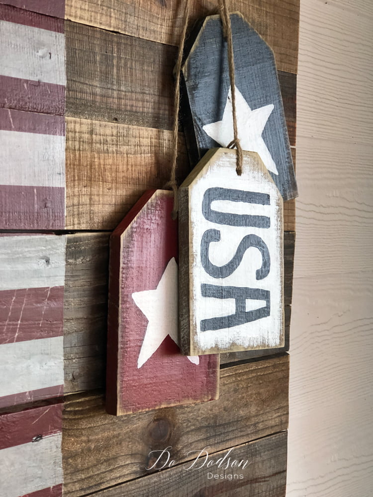 DIY wooden tags