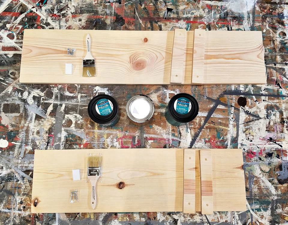 DIY Wood Bathtub Caddy Tray