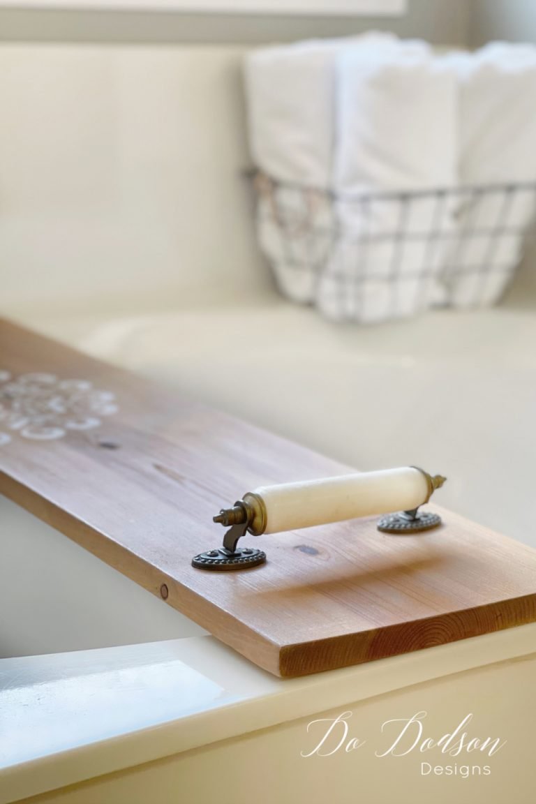 How To Make A Bathtub Caddy Tray With 1 Board Do Dodson Designs