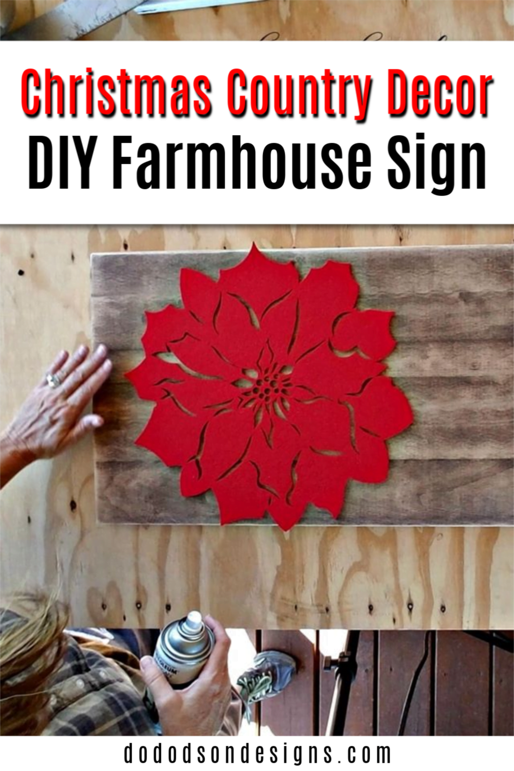 How to Make DIY Christmas Country Crafts - Stencil Hack