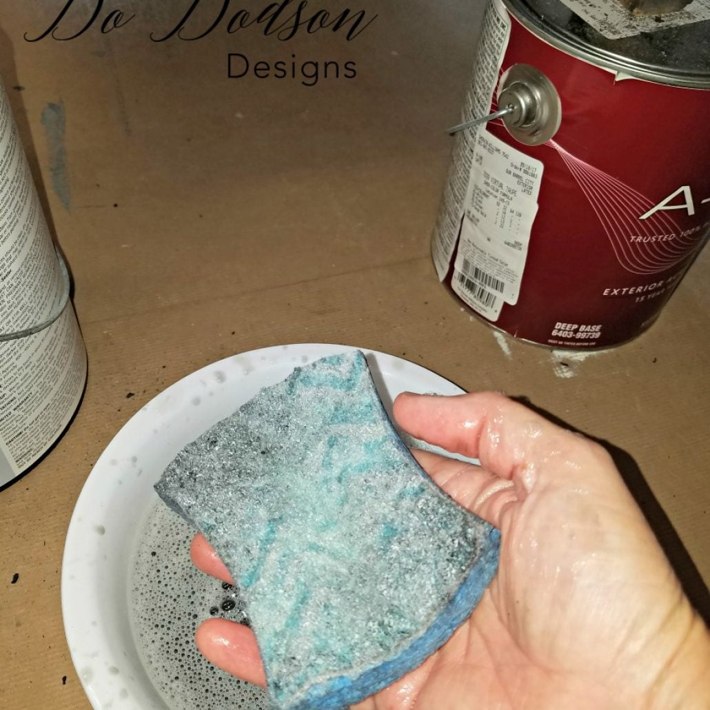 Primitive Furniture Makeover with Wise Owl Chalk Synthesis Paint can be wet distressed. Reactivated by water for creative finishes. 