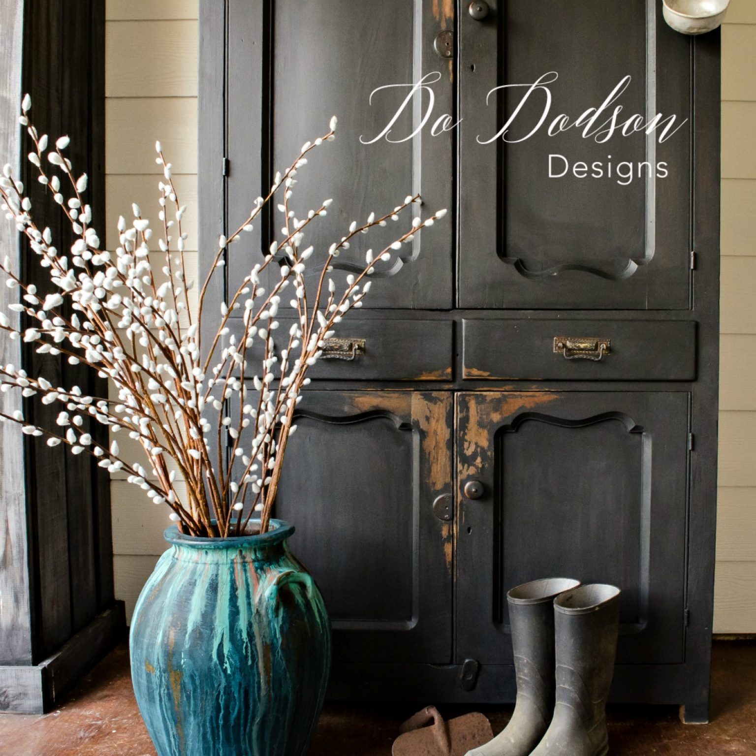 How To Chalk Paint A Primitive Furniture Finish Do Dodson Designs