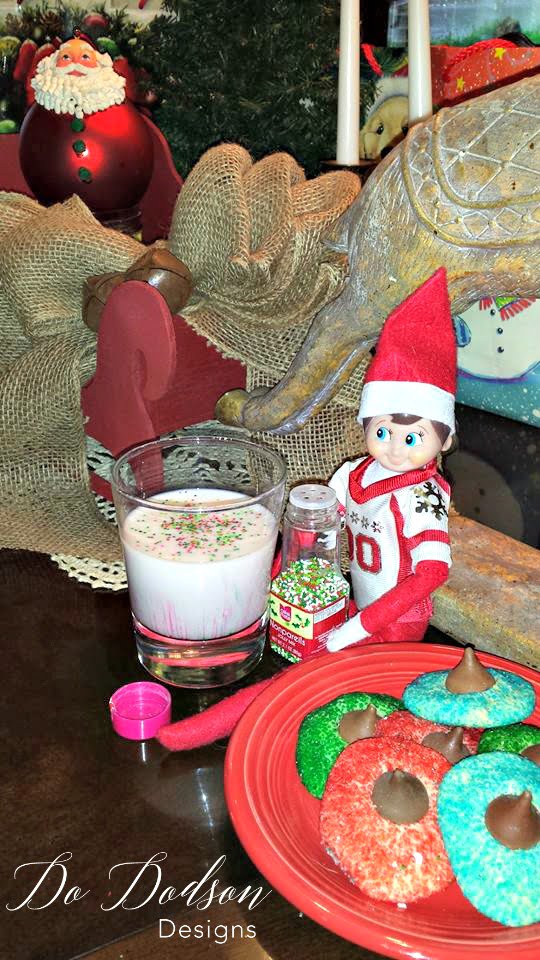 Elf on the shelf mischievious ideas sprinkles make everything better. 