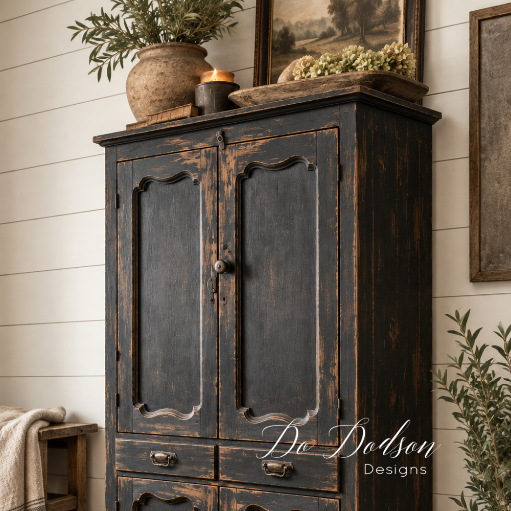 How To Get A Primitive Furniture Finish With Chalk Paint