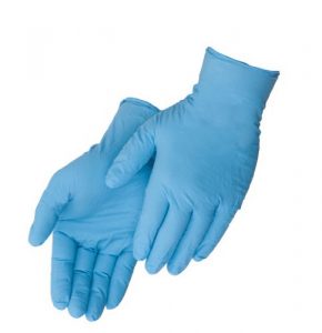 Protective gloves will make for quick and easy cleanup after your project is done.