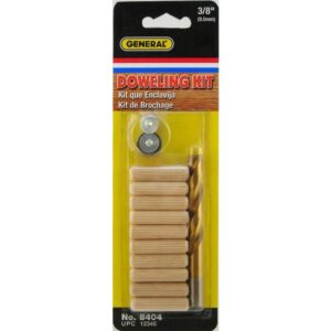 When I have a repair or a simple reconstruction, this doweling kit allows me to reconnect and secure old joints.