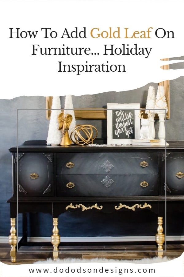 How To Add Bougie Gold Leaf On Furniture