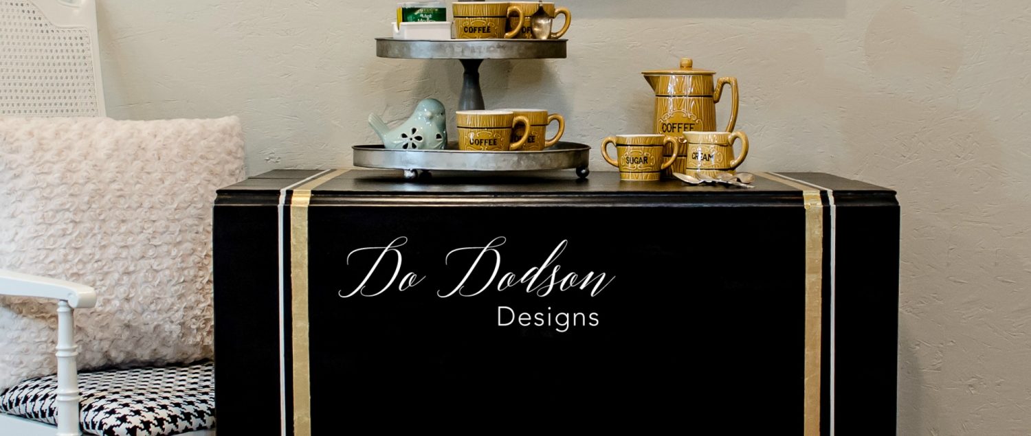 How To Easily Chalk Paint Stripes Without Bleeding Do Dodson Designs