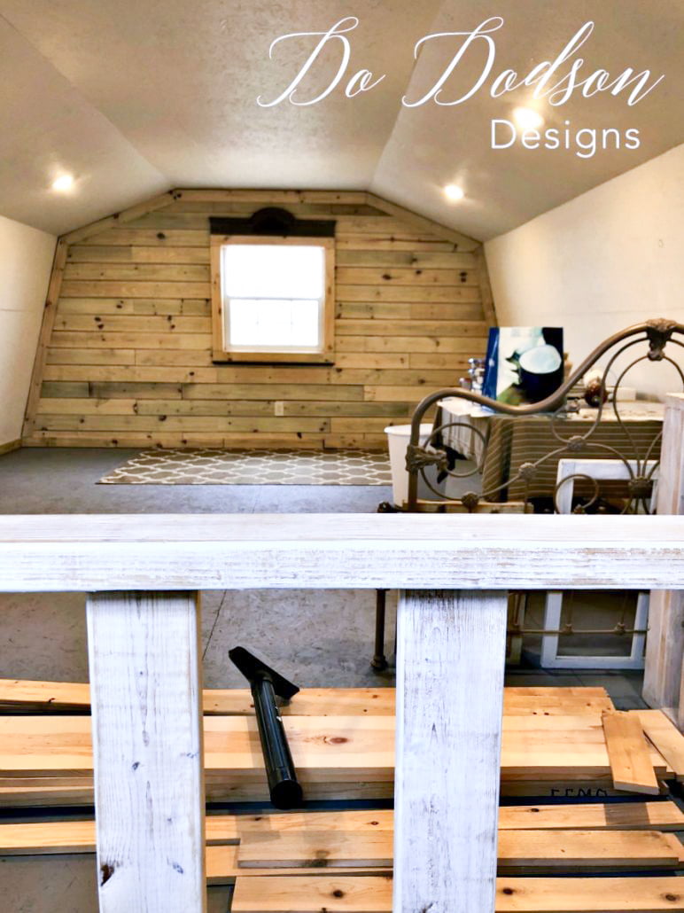 Before my new office conversion we renovated the room above my studio.