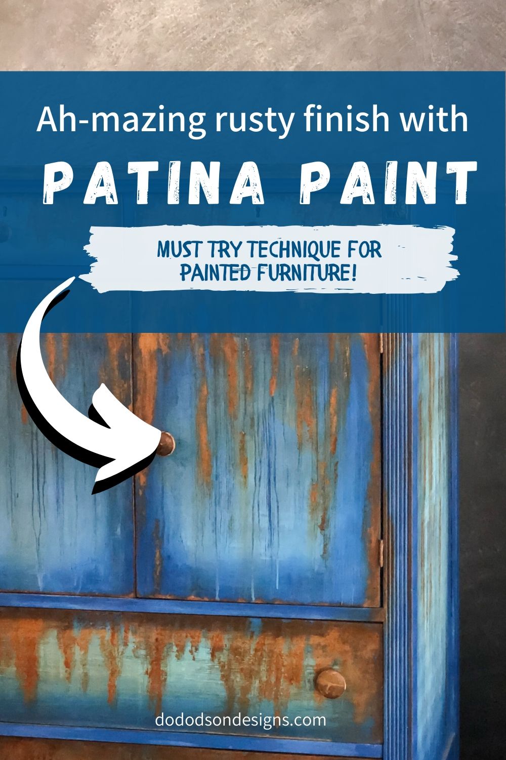 How To Update Second Hand Furniture With Patina Paint