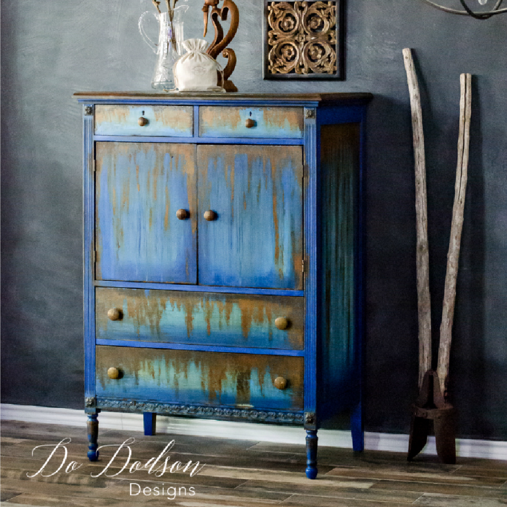 How To Update Secondhand Furniture With Patina Paint