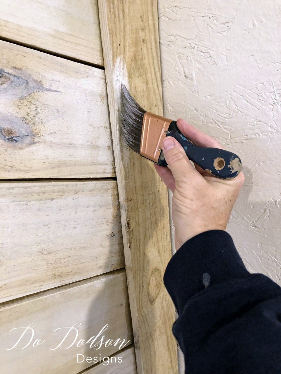 How To Whitewash Wood Walls With Diluted Paint Do Dodson Designs