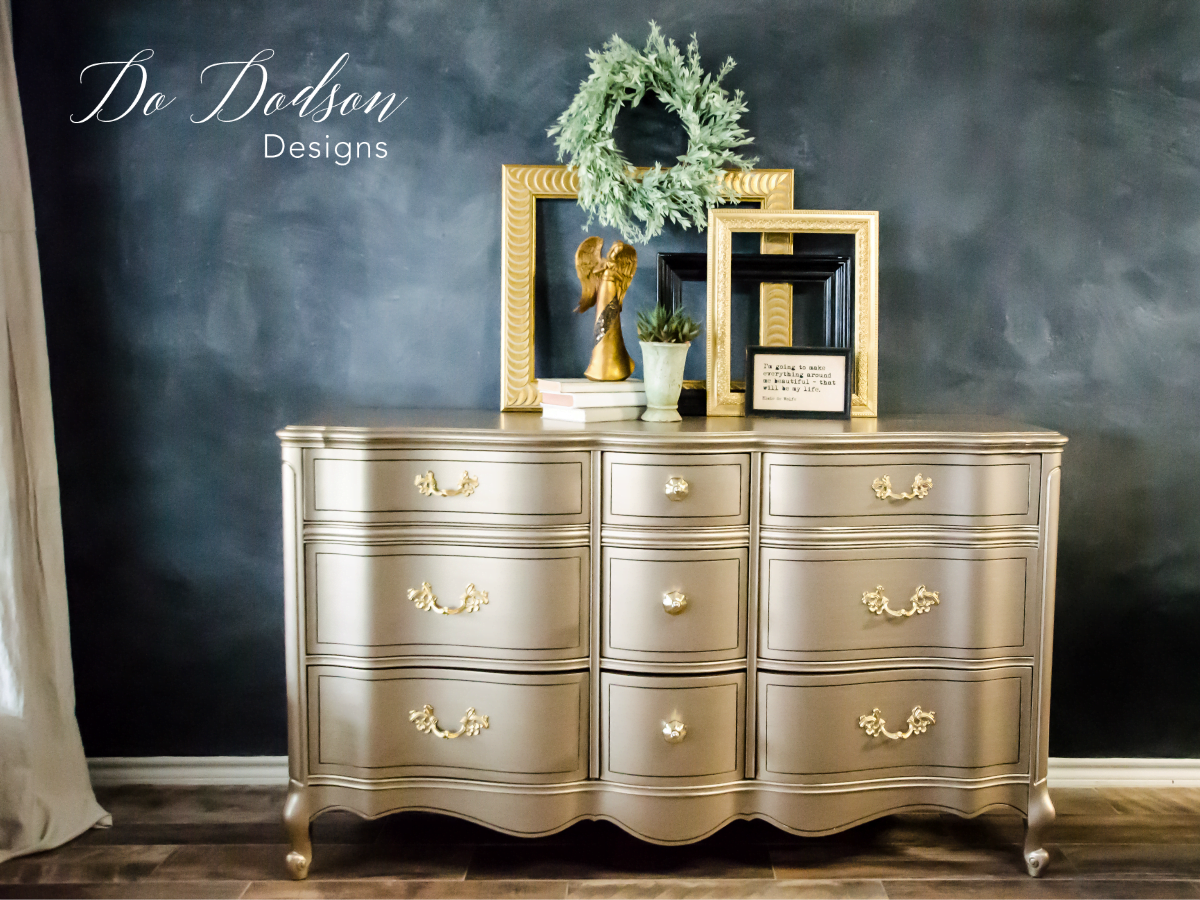Gold Metallic Paint Wood Furniture, Use Paint Metal Wood