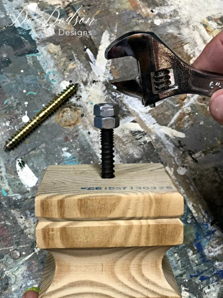 How I Made Furniture Feet With Wood Finials #furniturefeet #furniturerepair