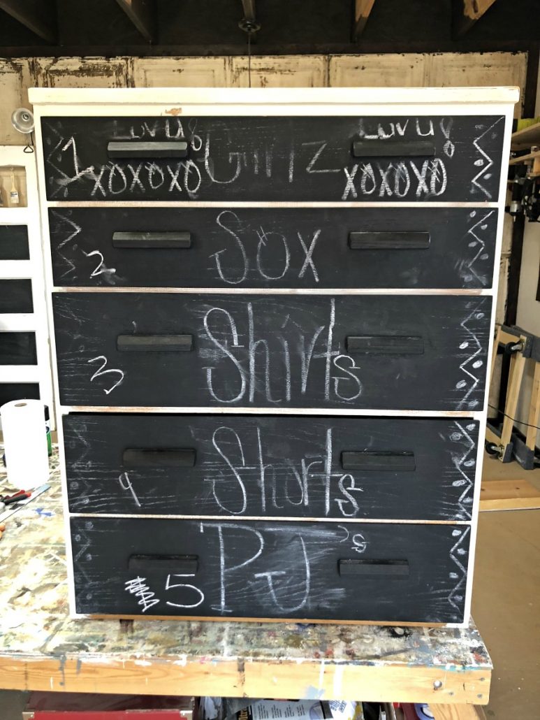 Behind the Scenes of a Furniture Painter. The before!