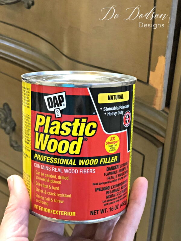 How To Use Wood Filler To Repair Veneer Damage Do Dodson Designs