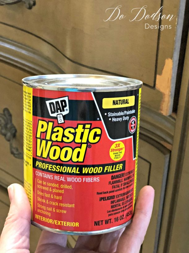 How To Use Wood Filler To Repair Veneer Damage Do Dodson Designs