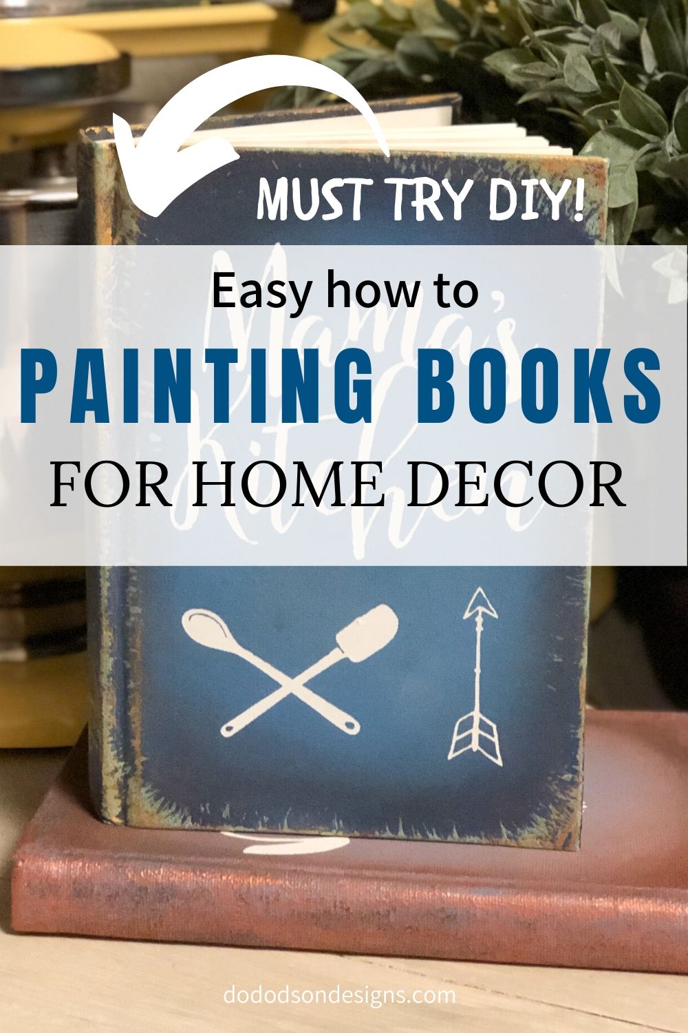 How To Paint Books For Decor | Decorative Books