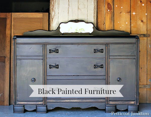 Distressed Black Furniture
