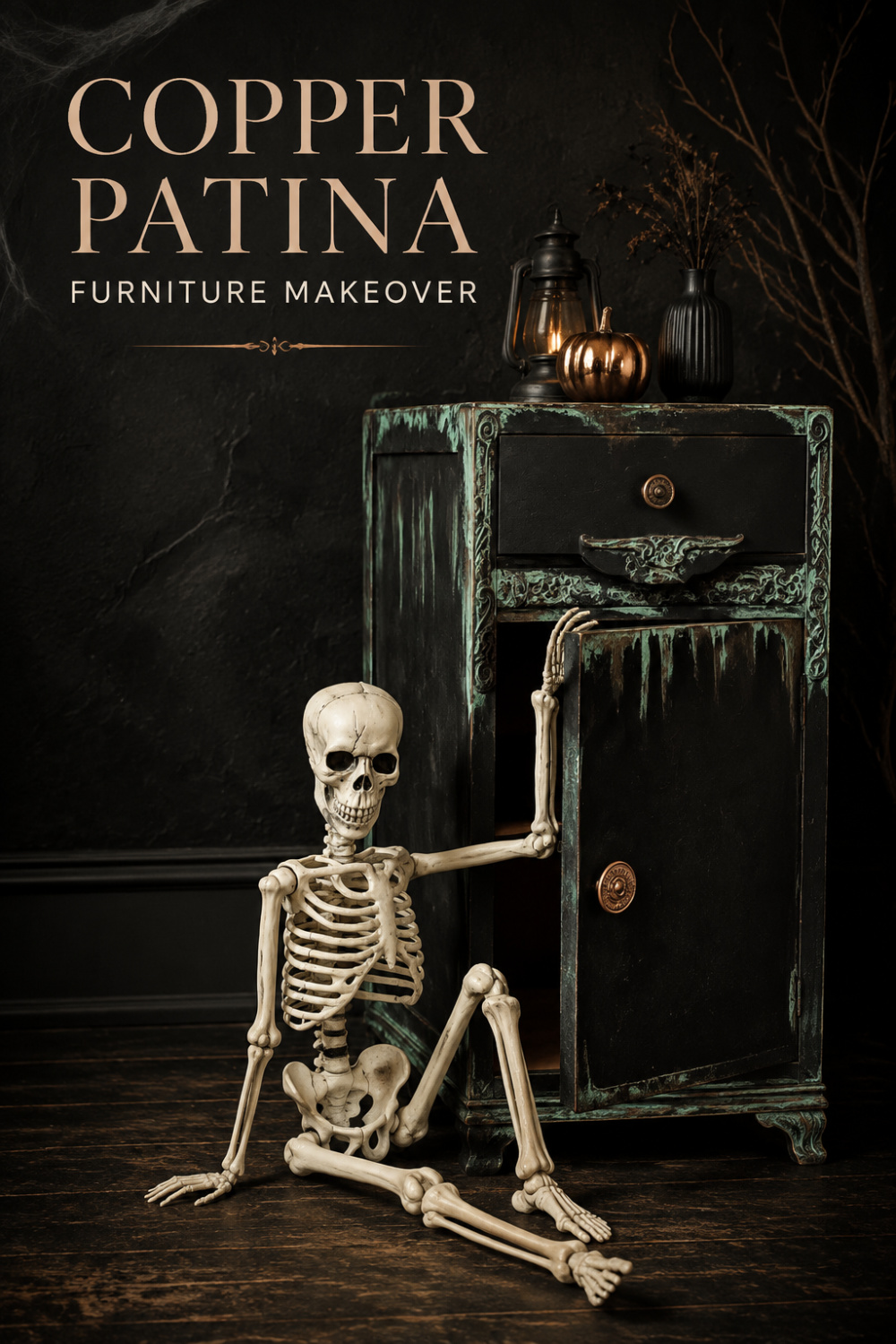 How To Add Copper Patina To Painted Furniture