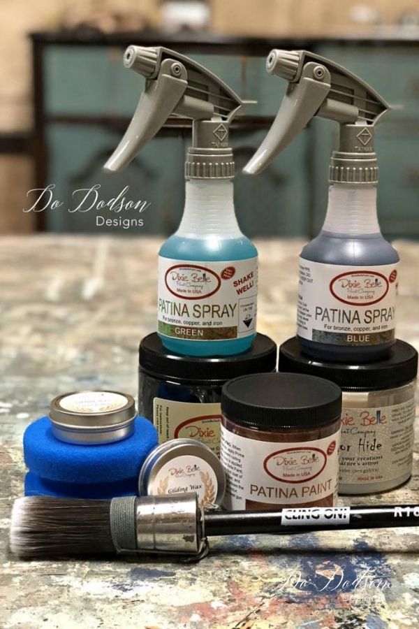 THIS is the family of patina finishes. A great look for all your painted projects. Get creative and have fun!