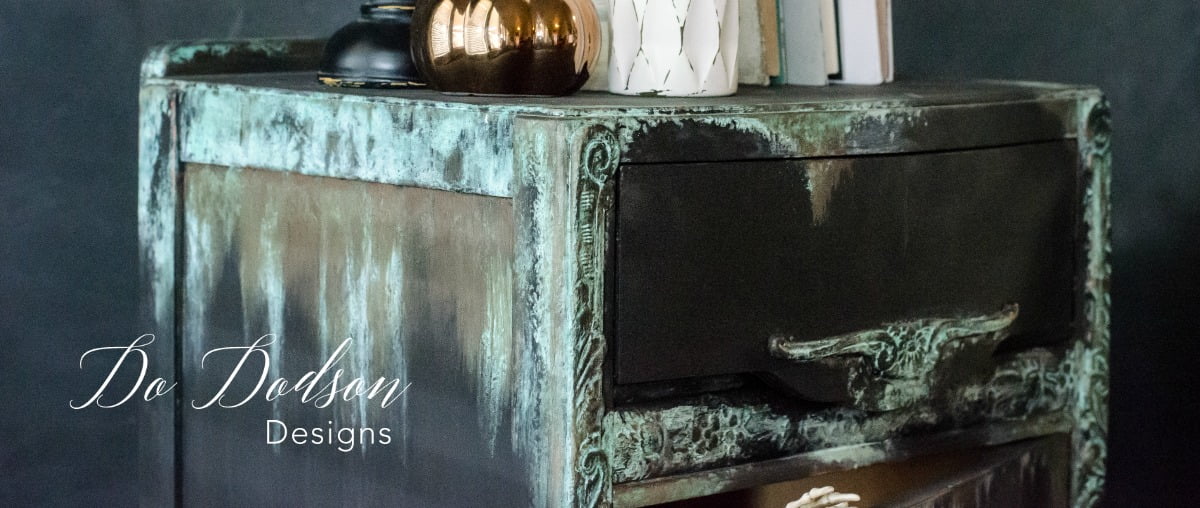 Adding copper patina is a fun way to dress up and be playful with your artistic designs.