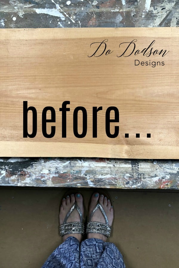 Today I'm making a Farmhouse MARKET wood sign that looks like metal. I have new products to show you. Join me!