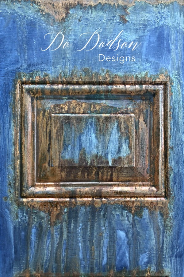Like Patina Finish? Then You'll Love This one! #dododsondesigns #rusteffectpaint #patinafinish #patina #rust #patinapaint