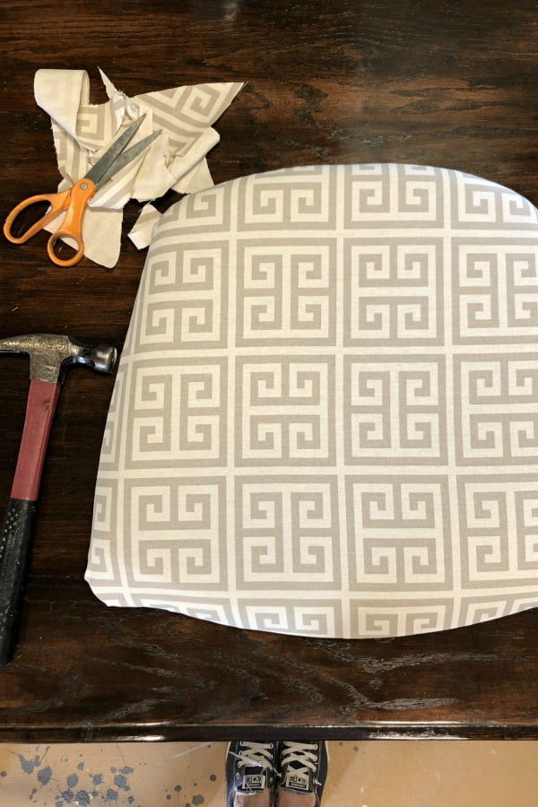How To Reupholster A Chair Cushion The Easy Way Do Dodson Designs
