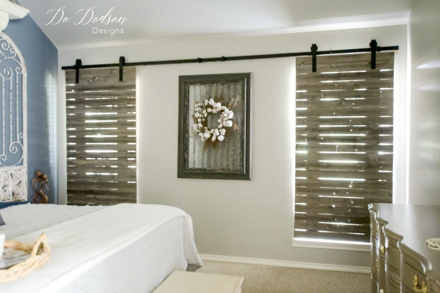 Pallet Wood Sliding Window Decor On A Budget Do Dodson Designs