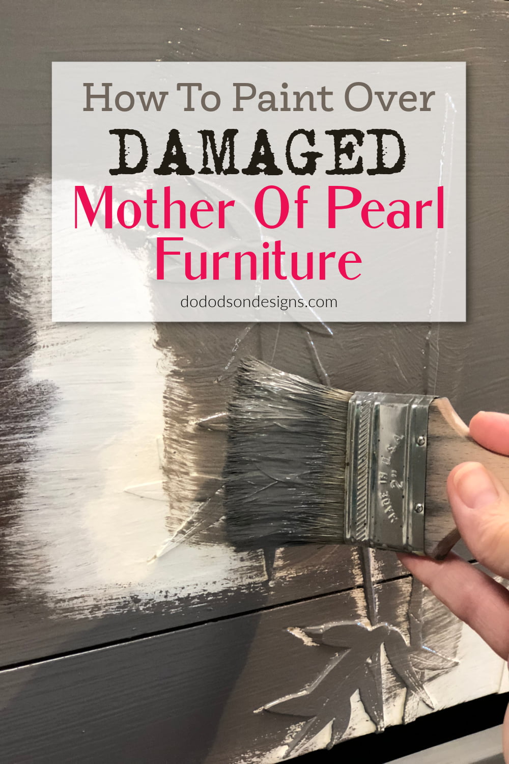 How To Paint Over Mother Of Pearl Furniture With Rust Paint