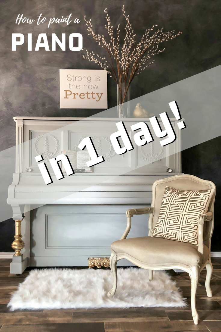 How to Paint a Piano with Chalk Paint in One Day!