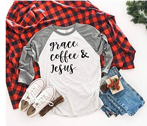 Grace Coffee & Jesus T-shirt Gift Ideas For Women