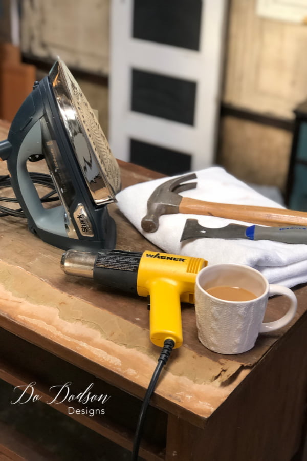 How to remove veneer the easy way with these tools. 