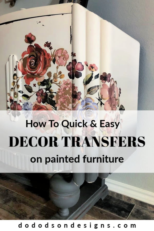 Quick & Easy Decor Transfers For Painted Furniture