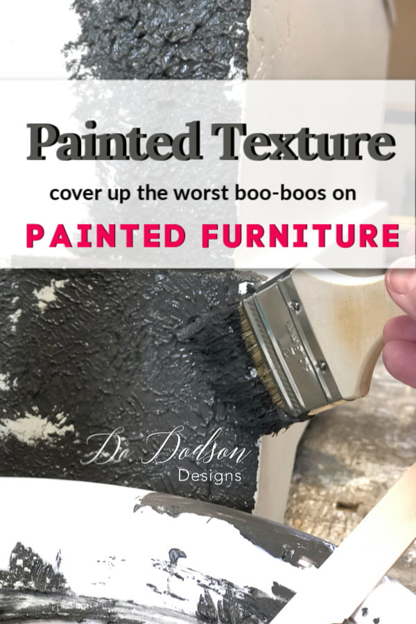 How To Add Amazing Painted Texture To Furniture