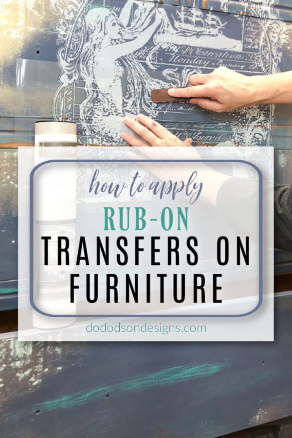 How To Apply Rub-On Transfers On Furniture