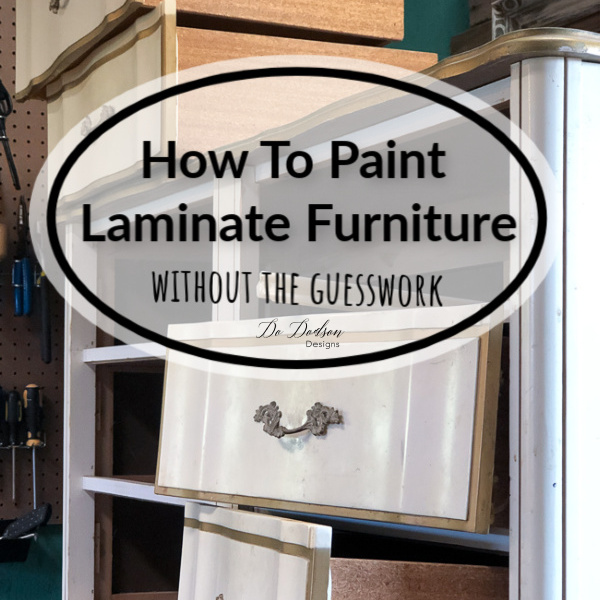 How To Paint Laminate Furniture With Chalk Paint | No Sanding Required