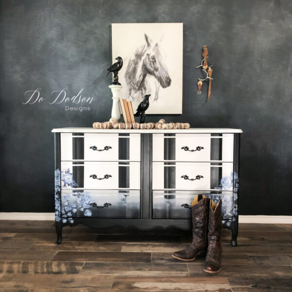 How To Easily Chalk Paint Stripes Without Bleeding Do Dodson Designs