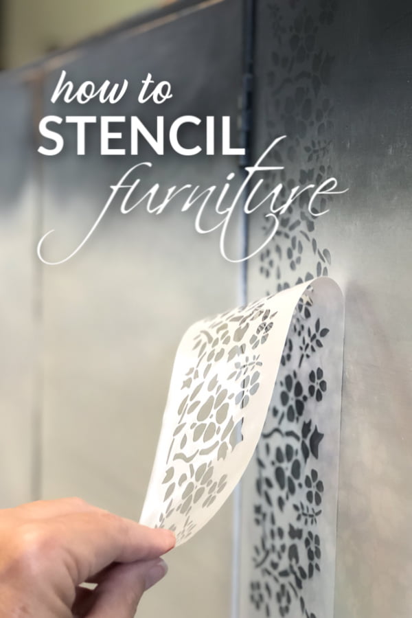 The Best Way To Stencil Chalk Paint Furniture